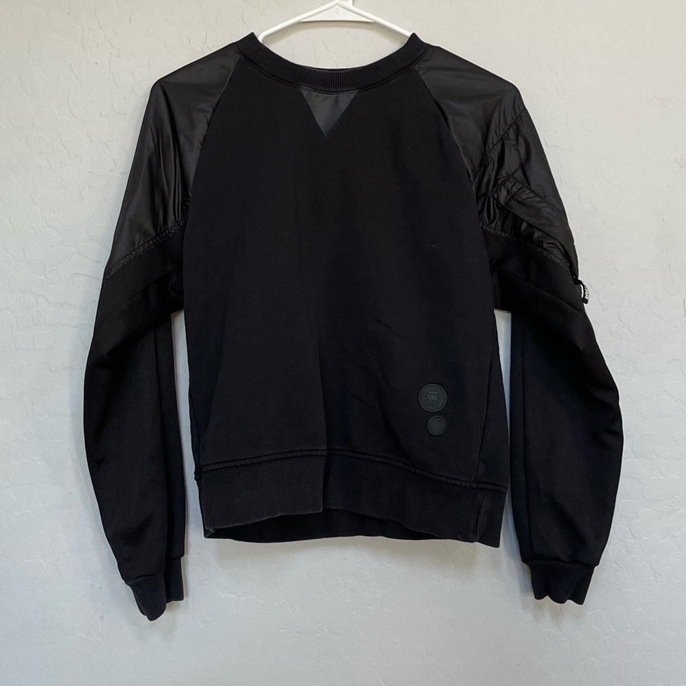 G-Star boyfriend fit crewneck sweatshirt size medium in black